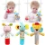 Import 2020 New supplier 100% organic cotton no dyeing &amp; nontoxi lovely cheap animal baby toys for babi from China