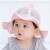 Import 2020 newest summer baby wide brim daisy bucket hats mesh sun hat for kids from China
