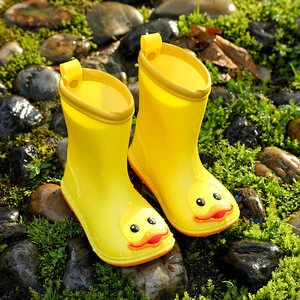 2020hot sale upper  Colourful cartoon animals  rain shoes for kids  Rainwaer wholesale  rainboots