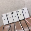 2021 Mobile Phone String Strap Cord Chain Lanyard Necklace TPU Case Cover For iPhone 12 Pro max case