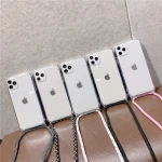 2021 Mobile Phone String Strap Cord Chain Lanyard Necklace TPU Case Cover For iPhone 12 Pro max case