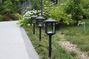 2021 stake lamps lawn light solar light solar street lights die cast pathway