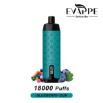 2024 Hot Al Seller Evappe Deluxe Bar 18000 Puff Disposable Vape Wholesale Mesh Coil Crown Bar