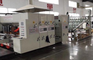 2200mm  high speed two-color printing slotting die cutting machine