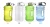 2.2L BPA free water bottle/plastic water bottle with metal cap