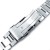 Import 22MM 316L Solid Stainless Steel Brushed Metal Watch Band from China