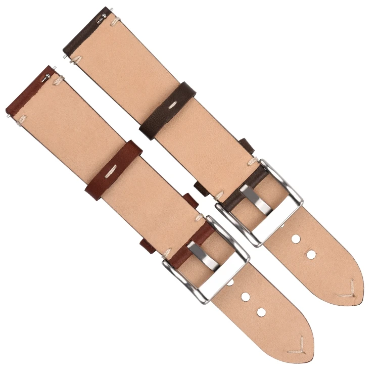 22mm genuine leather watch straps