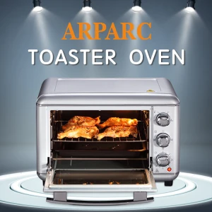 23L Electric mini toaster oven household freestanding oven pizza bread oven