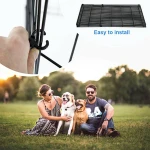 24 30 36 42 48 Tall Dog Playpen Crate Fence Pet Play Pen Exercise Cage 8 Panel Metal Cat Dog Crate Cage