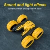 2.4G stunt rolling double-sided flowering twist car four-wheel drive remote control car toys