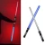 26 Inch Eouble Blade Light Up Toys LED Light Saber Laser Sword 2 In 1 Wholesale Lightsaber Cosplay Weapons Toys
