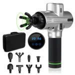 2600mAh body relaxation fascia vibration massage gun with 8 massage heads
