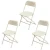 Import 3-Pack Folding Plastic Chair Outdoor Stackable Indoor and Outdoor Events Chairs for Banquet Wedding Meeting from China
