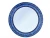 Import 30-80CM Round Decorative Hanging Round Blue Ray Wall Glass Mosaic Mirror from China