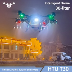 30-Liter Electric Intelligent Fumigation Pest Control Agriculture Farm Drone with Night Navigation