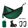 300*200cm Portable Camping Parachute Hammock Survival Garden Outdoor Furniture Leisure Sleeping Hammoc Hiking Double Hanging Bed