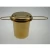 Import 304 Gold foldable tea or coffee infuser with corrosion resistance from China