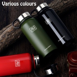 304 Vacuum Insulation Cup Stainless Steel Water Bottle Portable  Large Capacity Outdoor Sports Water Bottle can be customized