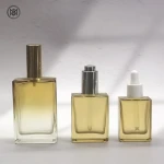 30ml 50ml 100ml Empty Transparent Perfume Essential Oil Bottles Glass Spray Bottle