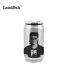 350ml Customized Stainless Steel Cola Can Shape Vacuum Water Bottle Coke Bottle, Double Wall Soda Can Travel Tumbler With Straw
