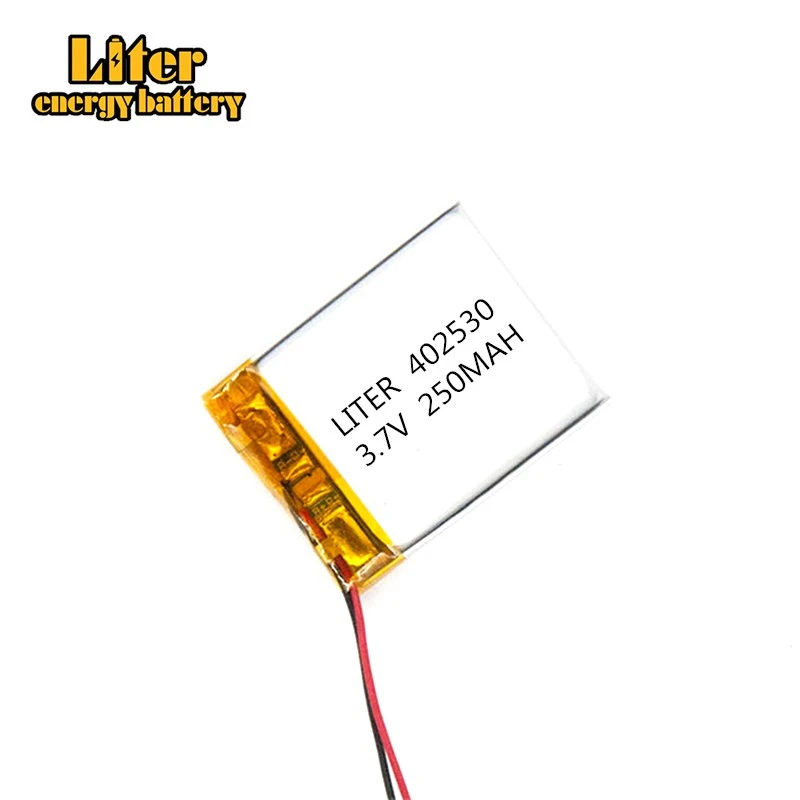 3.7V 250mah Polymer Rechargeable lithium battery cell  certificate