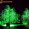 3820 led H: 3m lighted outdoor willow tree