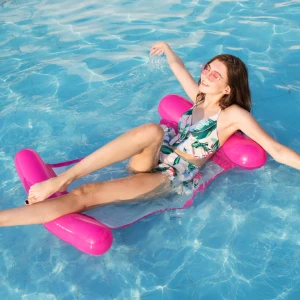4 in 1 Multi Purpose Portable Inflatable Floating Hammock Swimming Pool Float Lounge Chair