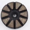 4 inch 10 segments metal bond and diamond grinding wheel