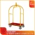 Import 4 wheel Luggage Bellman cart  Stainless Steel Hotel lobby Brass Gold trolley luggage trolley High Quality from China
