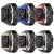 Import 40mm 44mm durable sport silicone rubber pc watch band strap with case for apple watch iwatch series 4 from China