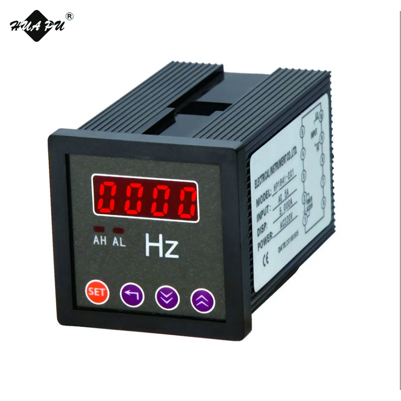48*48mm Red Led RS485 AC DC Power Factor Panel Hz Frequency Meter