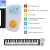 Import 49 Keys Colorful Keyboard Silicon Flexible Hand Roll Up Piano Electronic Piano Built-in Speaker Enlightenment Music Gift from China