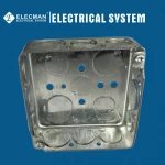 4" Square Steel Box & U L Electrical Conduit Fittings & EMT Conduit Box