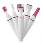 5 in 1 hair trimmer shaver epilator mini electric painless women's body legs face armpit eyebrow facial hair remover