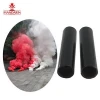 50 seconds handheld daytime two sides color smoke flare from Liuyang