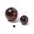 Import 6-25mm Vintage Handmade Coffee Large Hole Round Wooden Loose Bead For Jewelry Making from China