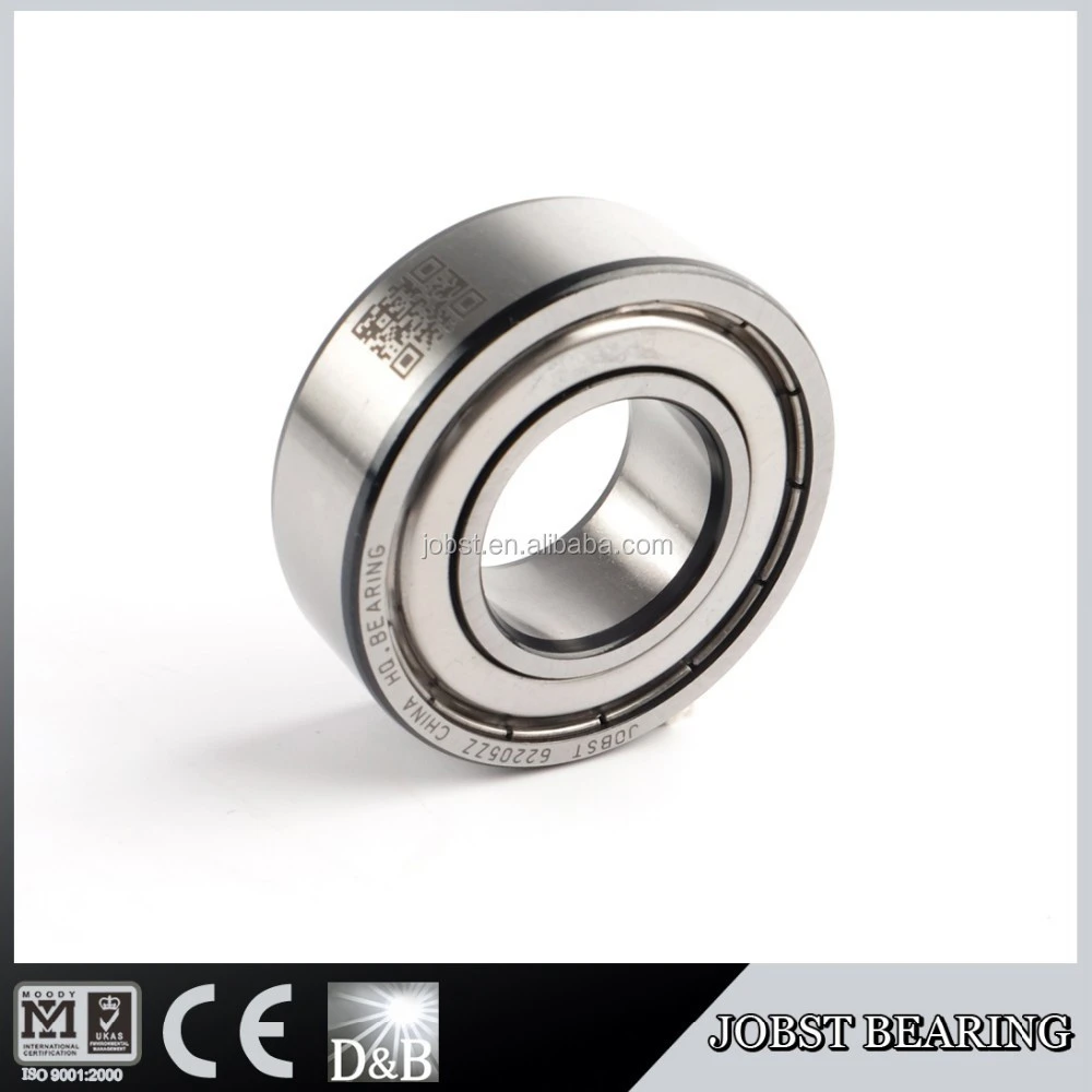 62205ZZ steel seals water pump ball bearing