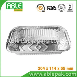 6A aluminum foil machinery containers for packaging