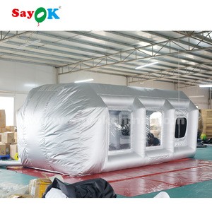 6m Flitters Mobile Small Used Inflatable Car Spray Paint Booth For Sale