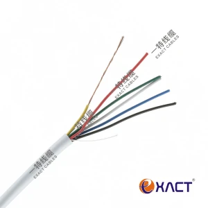 6x0.22mm2 Unshielded Stranded TCCAM conductor LSOH Insulation and Jacket CPR Eca Alarm Cable Signal Cable Control Cable