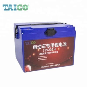 72v 20AH Electric Bicycle Rechargeable Li-ion Battery