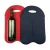 Import 750ml Custom Printed Neoprene Cooler Bag Insulated and Waterproof Wine Bottle Cover for 2-Bottles Basket Type from China