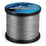 8 Strands 50m PE Jig Assist Fishing Line Black&White Color Carp Fishing Hook Links High Intensity Fishing Line