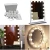 Import 80*65CM LED Bulbs Lighted Hollywood Style Vanity Makeup Mirrors with 2 Sockets and 2 USB Ports from China