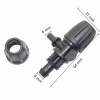 8/11mm To 6mm with Lock Nut Tee Connector for Garden Irrigation