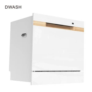8sets diswash/dish washer/build in dishwasher