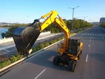 9t Wheel Excavator, Hydraulic Type Excavator
