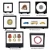 Import 9x9x2cm SAMPLE ORDER Plastic Membranes Photo Frame Display Collection Jewelry Box from China