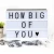 Import A4 Cinematic Light Up Sign Box Cinema LED Letter Lamp Home Party Decor Wedding from China