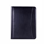 a4 pu leather zippered business portfolio conference file folder cover a5 case bag organizer agenda manufacture gift set